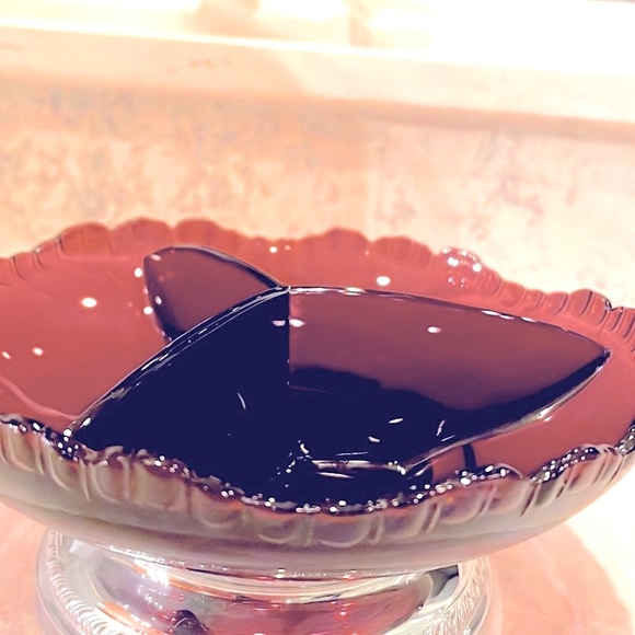 Farber Bros Krome Kraft 3 Part Amethyst Divided Dish Vintage Excellent Condition - Picture 7 of 8